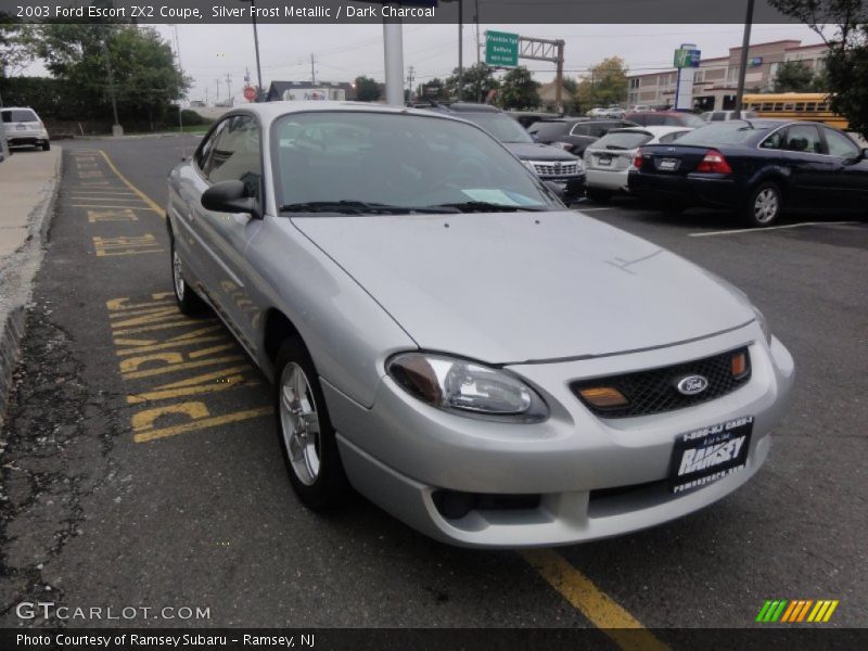 Silver Frost Metallic / Dark Charcoal 2003 Ford Escort ZX2 Coupe