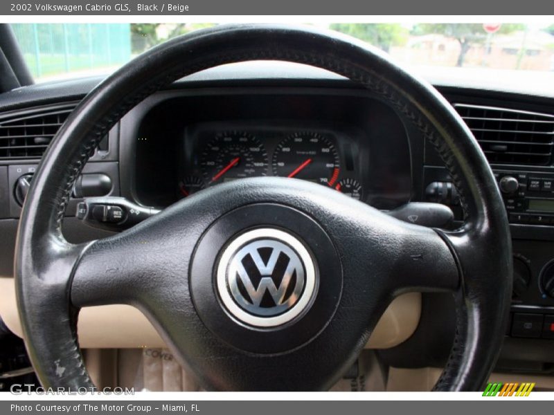 Black / Beige 2002 Volkswagen Cabrio GLS