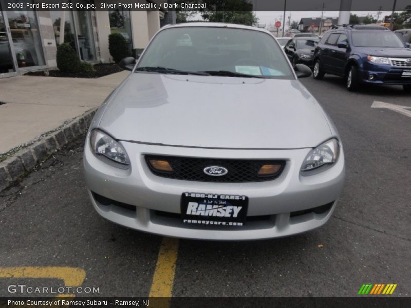 Silver Frost Metallic / Dark Charcoal 2003 Ford Escort ZX2 Coupe