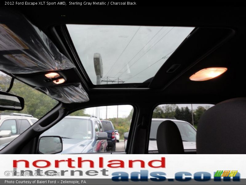 Sterling Gray Metallic / Charcoal Black 2012 Ford Escape XLT Sport AWD