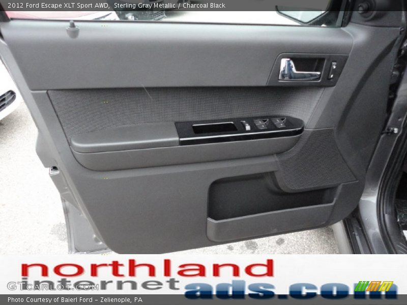 Sterling Gray Metallic / Charcoal Black 2012 Ford Escape XLT Sport AWD