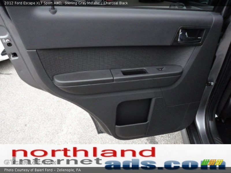 Sterling Gray Metallic / Charcoal Black 2012 Ford Escape XLT Sport AWD