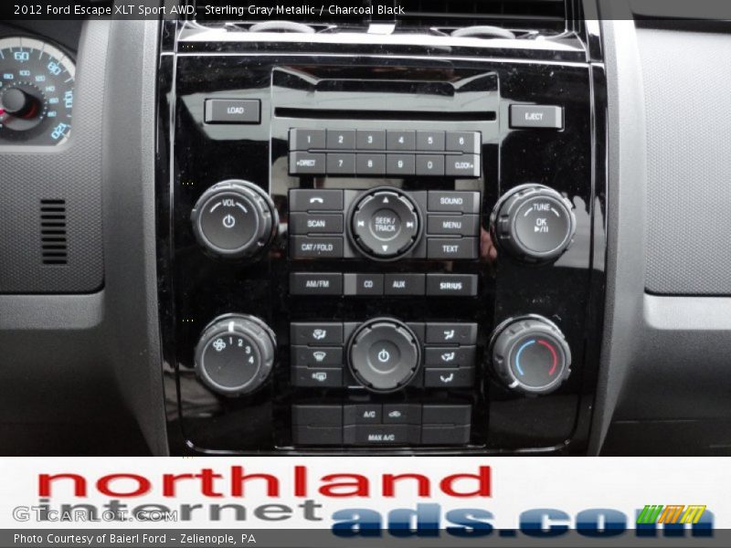 Sterling Gray Metallic / Charcoal Black 2012 Ford Escape XLT Sport AWD