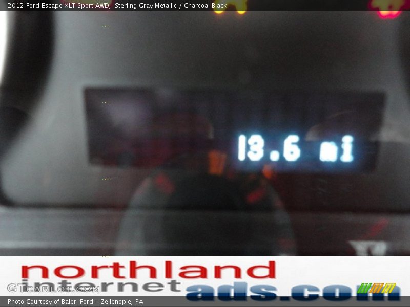 Sterling Gray Metallic / Charcoal Black 2012 Ford Escape XLT Sport AWD