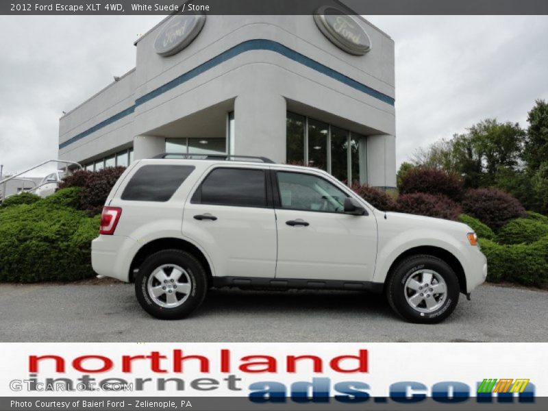 White Suede / Stone 2012 Ford Escape XLT 4WD