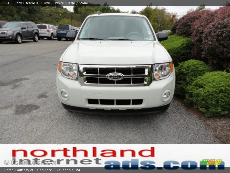 White Suede / Stone 2012 Ford Escape XLT 4WD