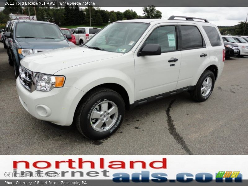 White Suede / Stone 2012 Ford Escape XLT 4WD