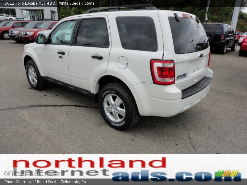 White Suede / Stone 2012 Ford Escape XLT 4WD