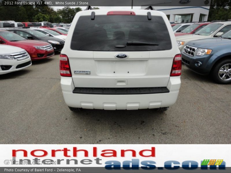 White Suede / Stone 2012 Ford Escape XLT 4WD