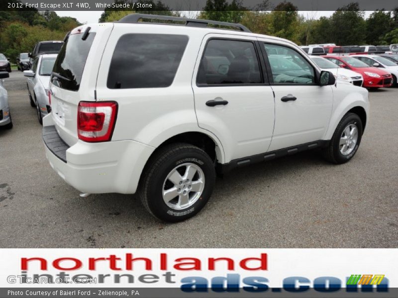 White Suede / Stone 2012 Ford Escape XLT 4WD