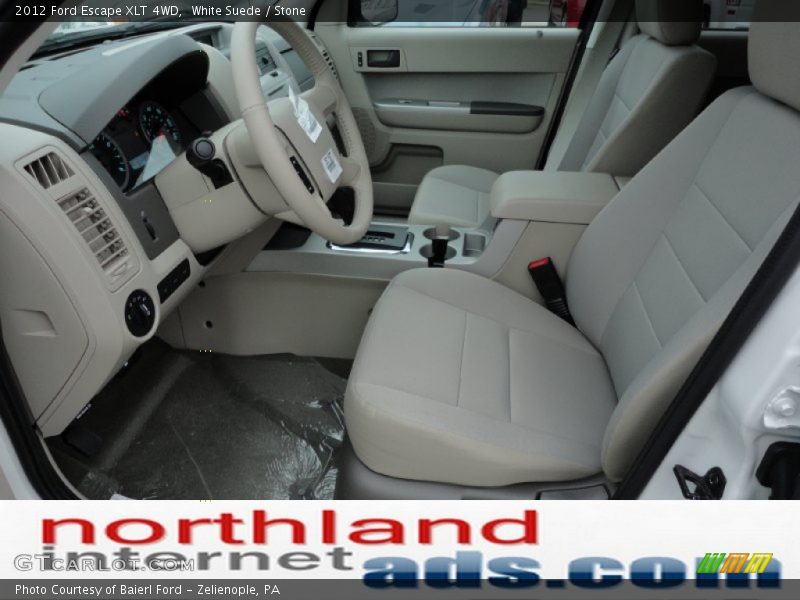 White Suede / Stone 2012 Ford Escape XLT 4WD