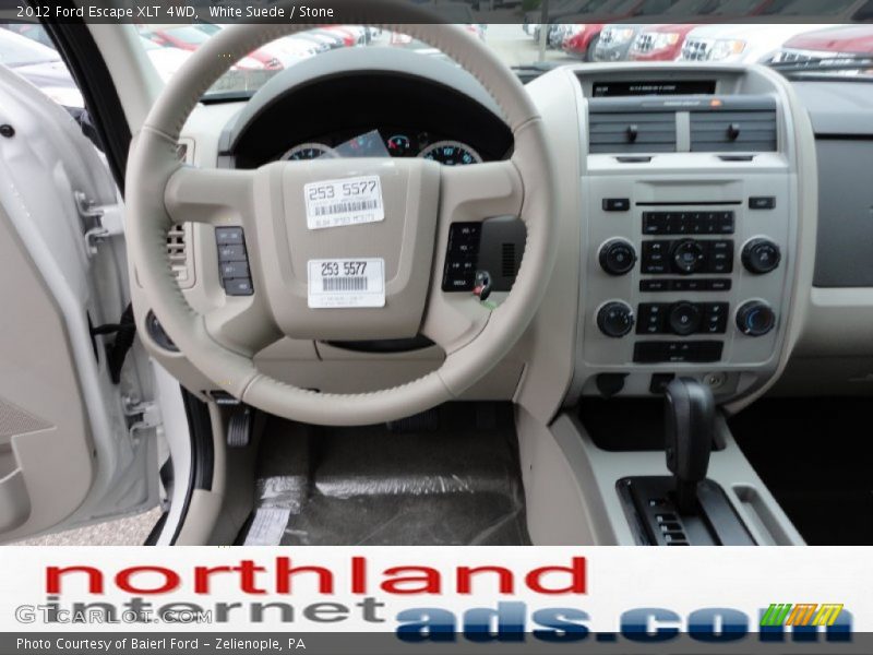 White Suede / Stone 2012 Ford Escape XLT 4WD