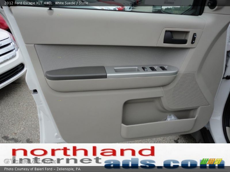White Suede / Stone 2012 Ford Escape XLT 4WD