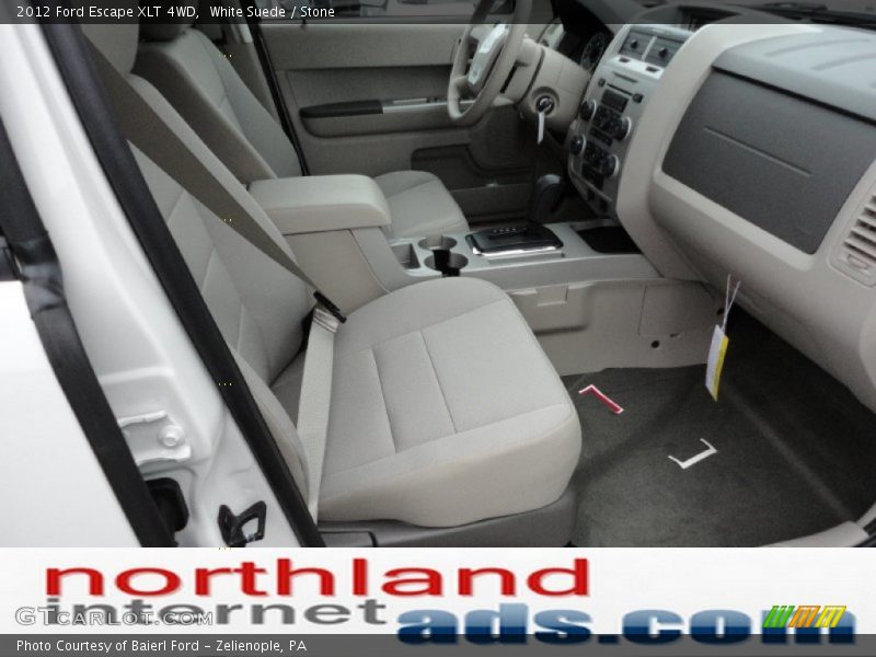 White Suede / Stone 2012 Ford Escape XLT 4WD