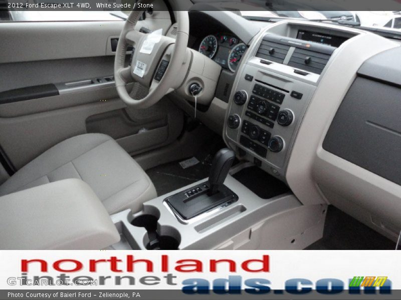 White Suede / Stone 2012 Ford Escape XLT 4WD