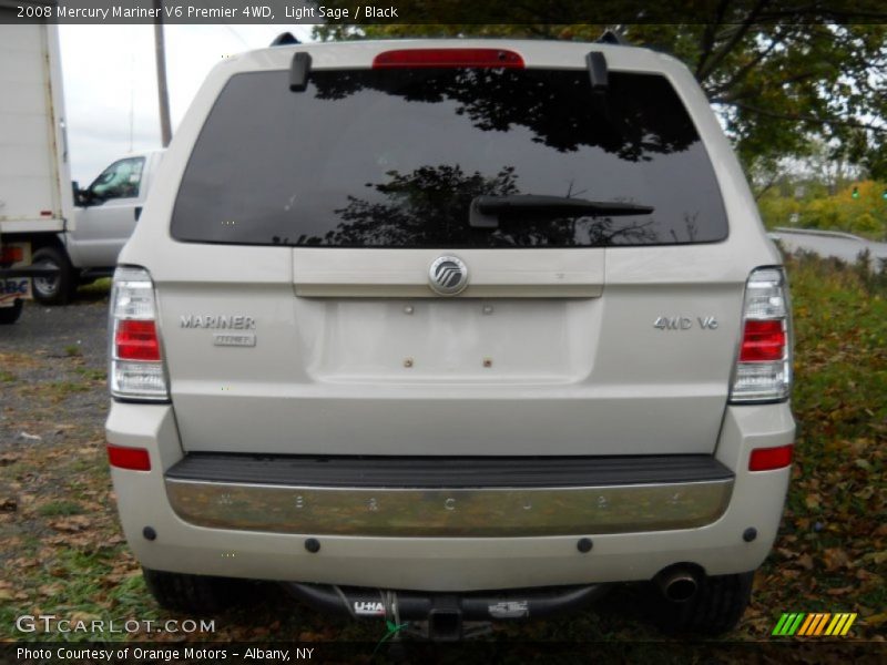 Light Sage / Black 2008 Mercury Mariner V6 Premier 4WD