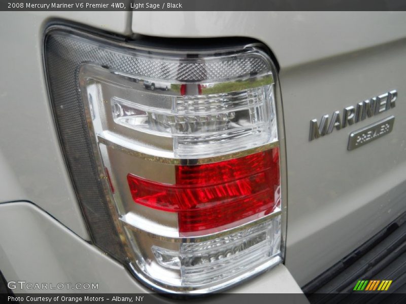 Light Sage / Black 2008 Mercury Mariner V6 Premier 4WD