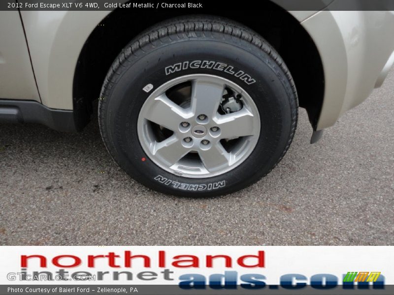 Gold Leaf Metallic / Charcoal Black 2012 Ford Escape XLT V6 4WD
