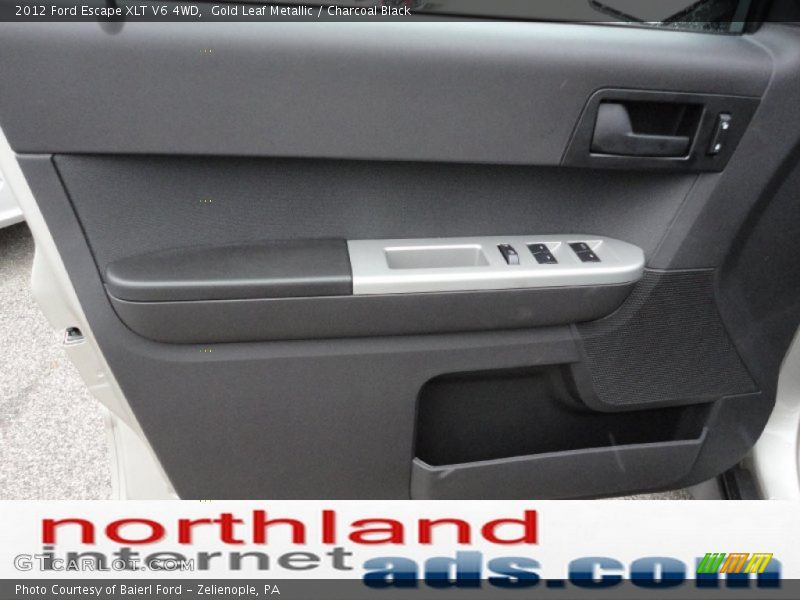 Gold Leaf Metallic / Charcoal Black 2012 Ford Escape XLT V6 4WD