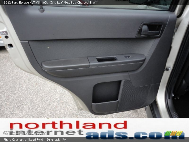 Gold Leaf Metallic / Charcoal Black 2012 Ford Escape XLT V6 4WD