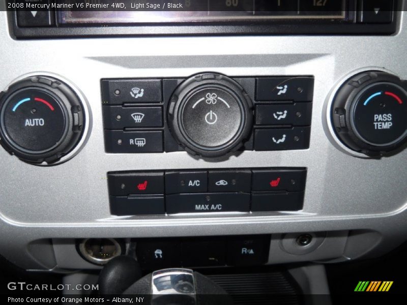 Light Sage / Black 2008 Mercury Mariner V6 Premier 4WD