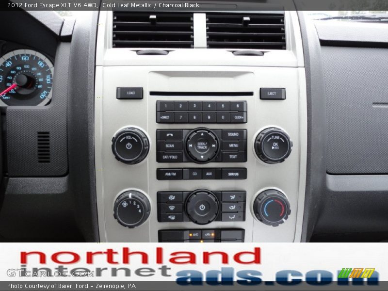 Gold Leaf Metallic / Charcoal Black 2012 Ford Escape XLT V6 4WD