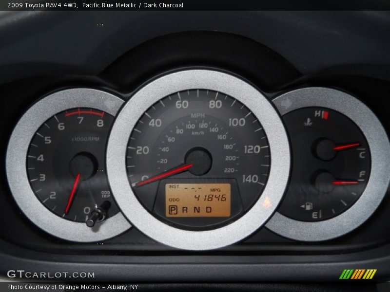 Pacific Blue Metallic / Dark Charcoal 2009 Toyota RAV4 4WD