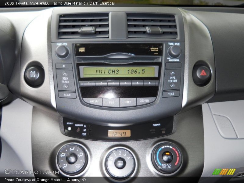 Pacific Blue Metallic / Dark Charcoal 2009 Toyota RAV4 4WD