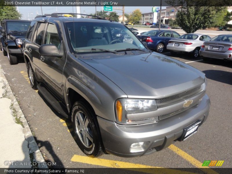 Graystone Metallic / Light Gray 2005 Chevrolet TrailBlazer LT 4x4