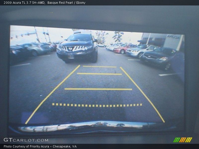 Basque Red Pearl / Ebony 2009 Acura TL 3.7 SH-AWD