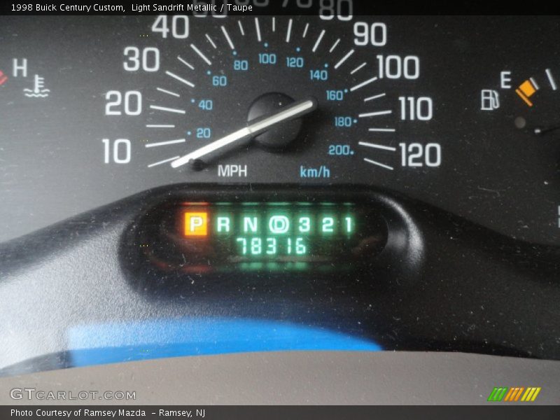 Light Sandrift Metallic / Taupe 1998 Buick Century Custom