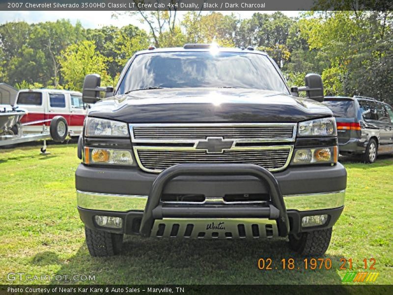 Black / Dark Charcoal 2007 Chevrolet Silverado 3500HD Classic LT Crew Cab 4x4 Dually