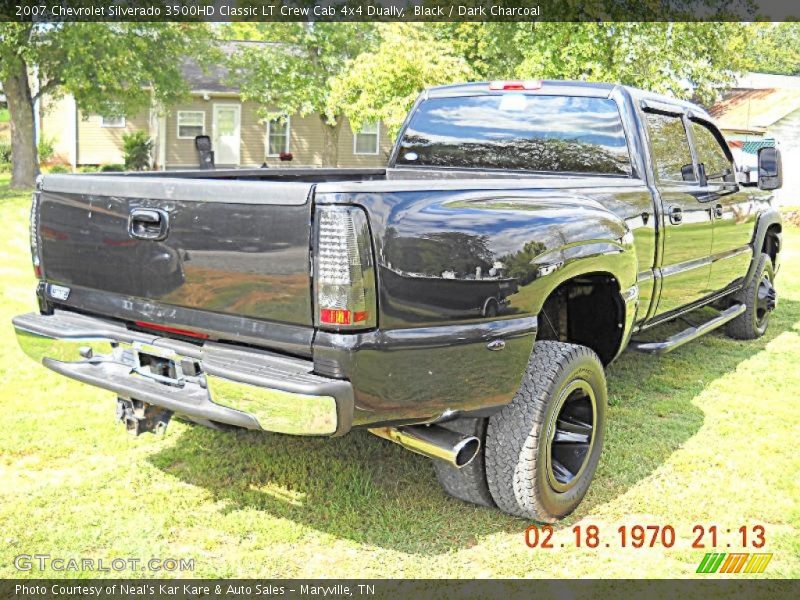 Black / Dark Charcoal 2007 Chevrolet Silverado 3500HD Classic LT Crew Cab 4x4 Dually