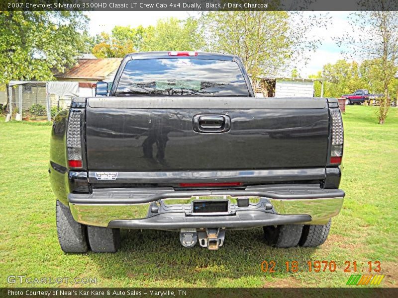 Black / Dark Charcoal 2007 Chevrolet Silverado 3500HD Classic LT Crew Cab 4x4 Dually