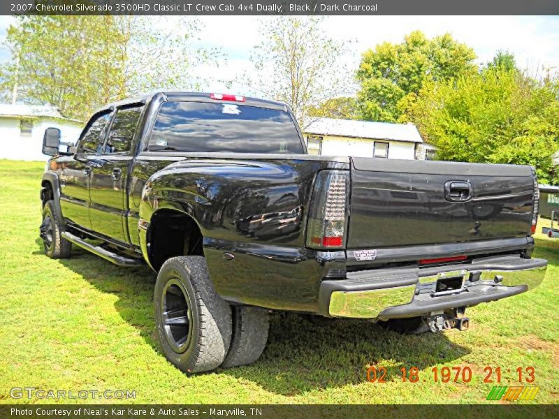 Black / Dark Charcoal 2007 Chevrolet Silverado 3500HD Classic LT Crew Cab 4x4 Dually
