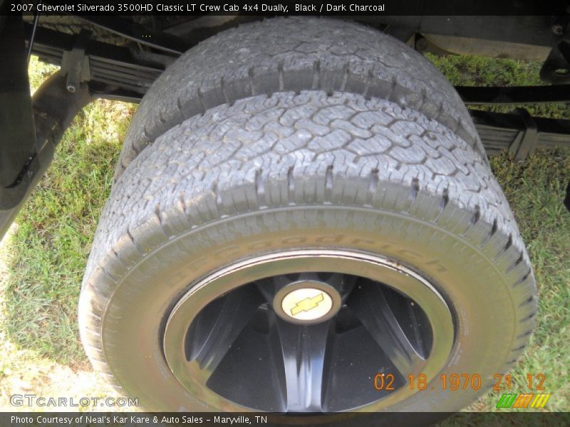 Black / Dark Charcoal 2007 Chevrolet Silverado 3500HD Classic LT Crew Cab 4x4 Dually