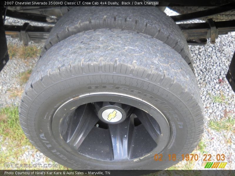 Black / Dark Charcoal 2007 Chevrolet Silverado 3500HD Classic LT Crew Cab 4x4 Dually