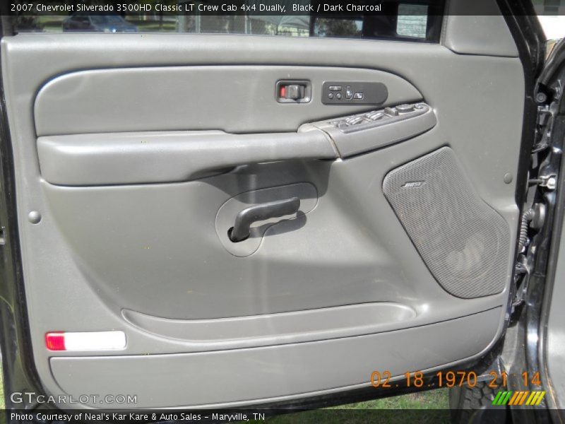 Black / Dark Charcoal 2007 Chevrolet Silverado 3500HD Classic LT Crew Cab 4x4 Dually
