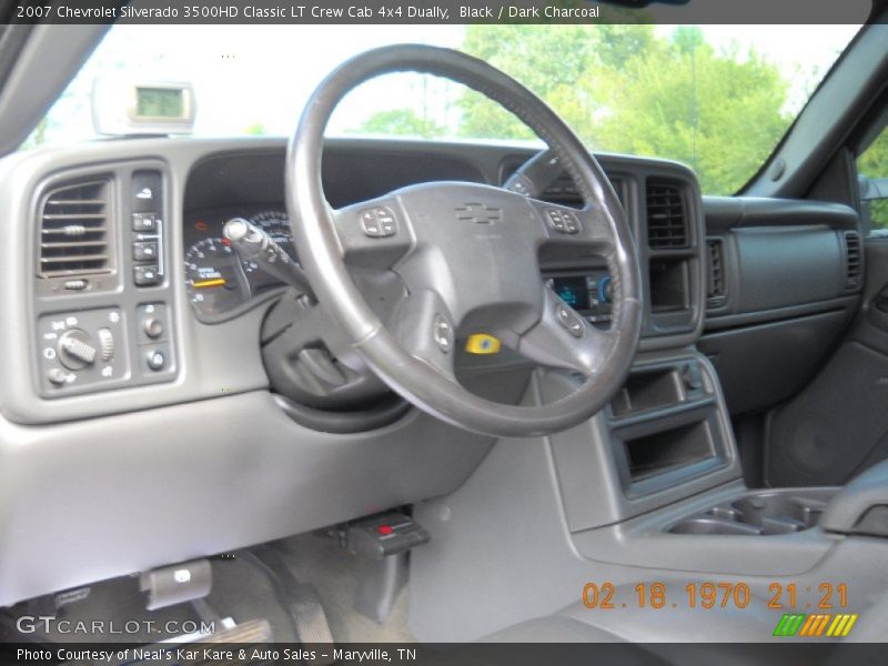 Black / Dark Charcoal 2007 Chevrolet Silverado 3500HD Classic LT Crew Cab 4x4 Dually