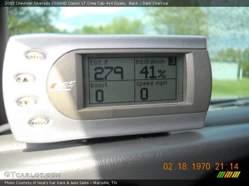 Black / Dark Charcoal 2007 Chevrolet Silverado 3500HD Classic LT Crew Cab 4x4 Dually