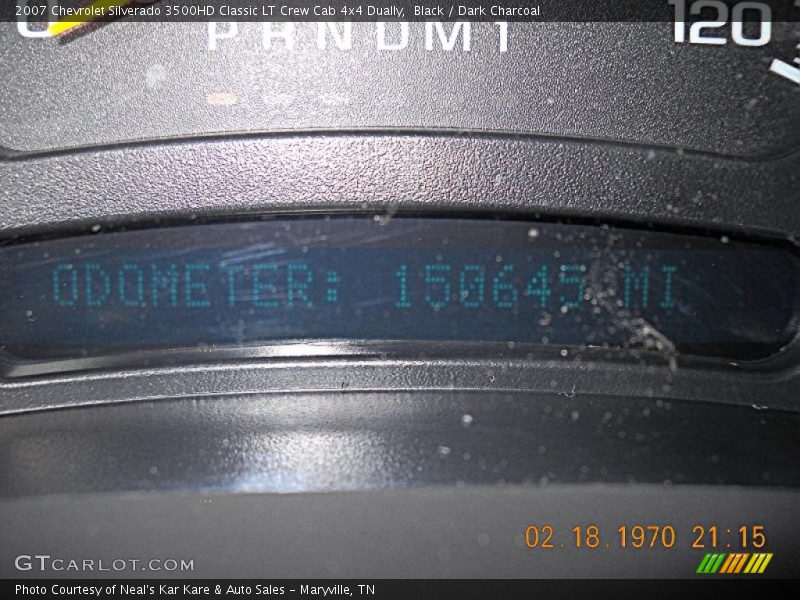 Black / Dark Charcoal 2007 Chevrolet Silverado 3500HD Classic LT Crew Cab 4x4 Dually