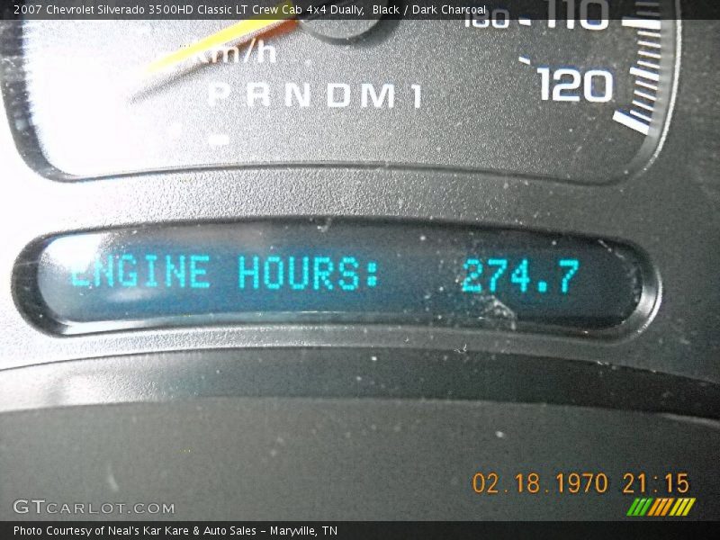 Black / Dark Charcoal 2007 Chevrolet Silverado 3500HD Classic LT Crew Cab 4x4 Dually