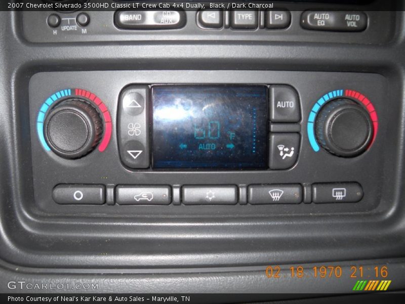 Black / Dark Charcoal 2007 Chevrolet Silverado 3500HD Classic LT Crew Cab 4x4 Dually
