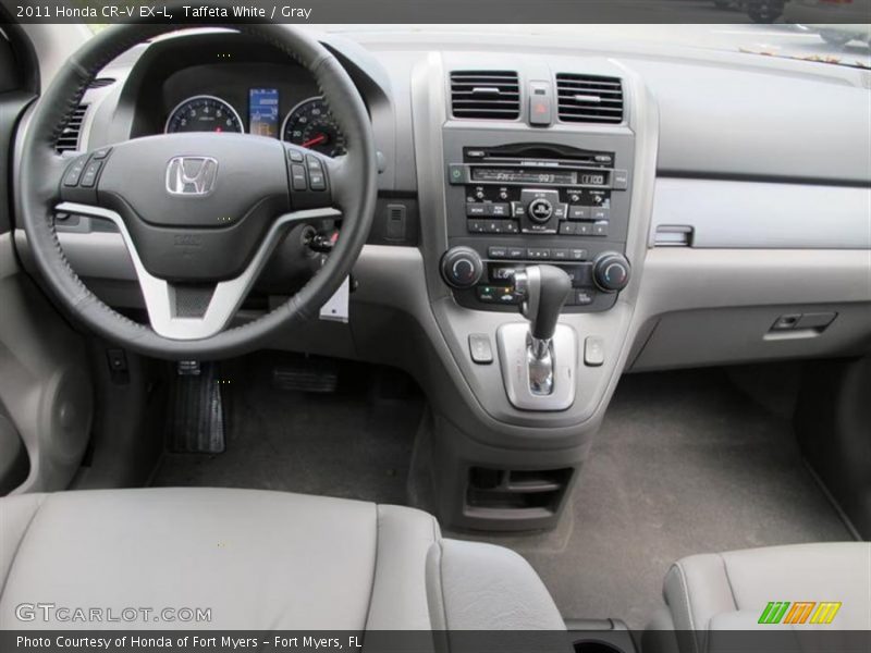 Taffeta White / Gray 2011 Honda CR-V EX-L