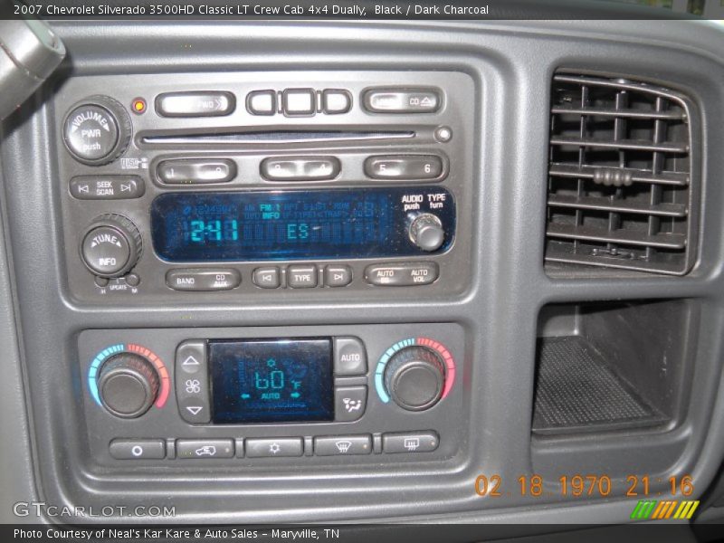 Black / Dark Charcoal 2007 Chevrolet Silverado 3500HD Classic LT Crew Cab 4x4 Dually