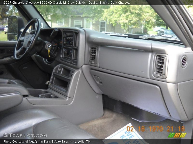 Black / Dark Charcoal 2007 Chevrolet Silverado 3500HD Classic LT Crew Cab 4x4 Dually