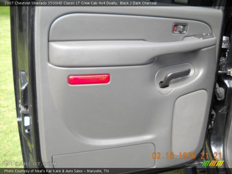 Black / Dark Charcoal 2007 Chevrolet Silverado 3500HD Classic LT Crew Cab 4x4 Dually