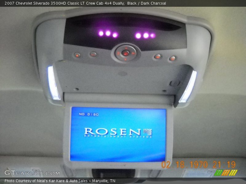 Black / Dark Charcoal 2007 Chevrolet Silverado 3500HD Classic LT Crew Cab 4x4 Dually