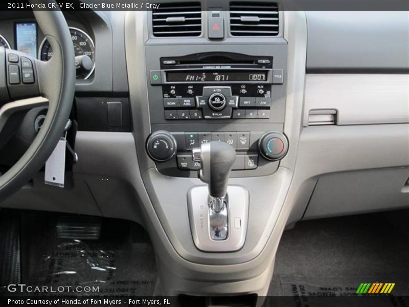Glacier Blue Metallic / Gray 2011 Honda CR-V EX