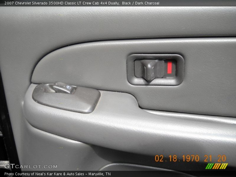 Black / Dark Charcoal 2007 Chevrolet Silverado 3500HD Classic LT Crew Cab 4x4 Dually
